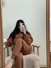 Load image into Gallery viewer, Get Cozy Jogger Set - Camel
